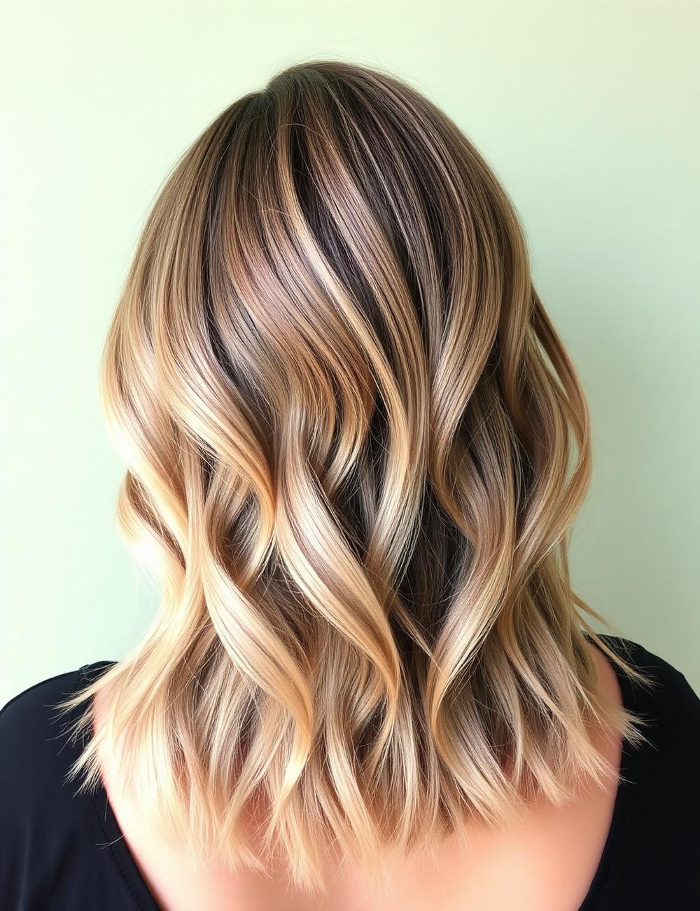 Balayage & French blend colour work